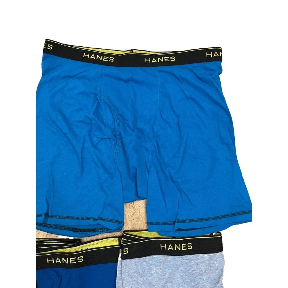 Hanes Ultimate Comfort Flex Fit Men's Boxer Briefs, Assorted - 4 Pack